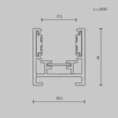 Шинопровод Exility TRXM034-412W