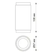 Точечный светильник Over 370756