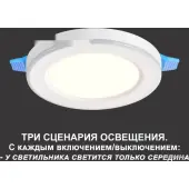 Точечный светильник Span 359011 IP20 LED 4000К+RGB 18W+6W 1440Лм