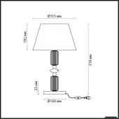 Настольная лампа 4861/1TC Candy