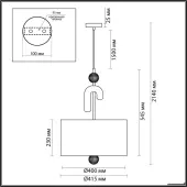 Подвесная люстра Bagel 5410/3