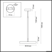 Подвесная люстра Bergi 5064/15L