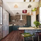 Люстра средней высоты Binga 4747/1C