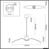 Подвесная люстра Birds 4904/1B