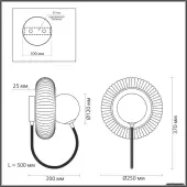 Бра Buny 5013/1WA