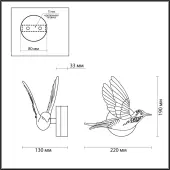 Бра Colombella 4310/3WL