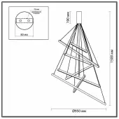 Люстра подвесная Cometa 3860/96L