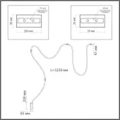 Припотолочная люстра Corda 4397/30CL