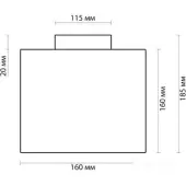 Бра Cross 2407/1C