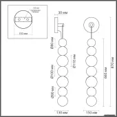 Бра Crystal 5008/13WL