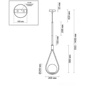 Подвесная люстра Flari 4810/1A