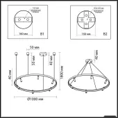 Подвесная люстра Fonda 4317/93L