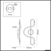 Бра Keys 4303/12WL