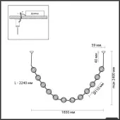 Подвесная люстра L-Vision 5008/48L