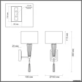 Бра Latte 5403/1W