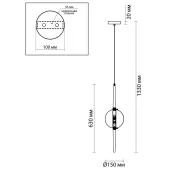 Подвеcная люстра Lazia 4684/1