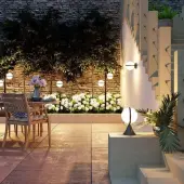 Уличный настенный светильник Lomeo 4832/1W