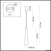 Подвесная люстра Lump 5044/12L