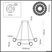 Подвесная люстра Mirage 5030/230L