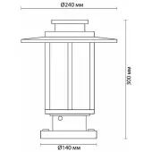 Уличный светильник Mito 4047/1B