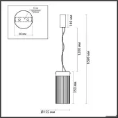 Подвесная люстра Pillari 5047/10L