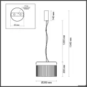 Подвесная люстра Pillari 5047/24L