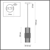 Подвесная люстра Pimpa 5016/1