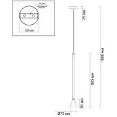 Светильник Pipa 3884/1G