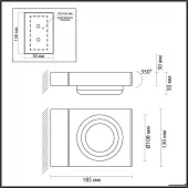 Уличный настенный светильник Vart 6654/5WL