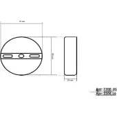 Бра Затмение 2200.01 (белый)