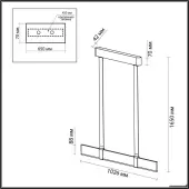 Подвесная люстра Vincent 6629/25L
