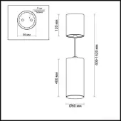 Подвесная люстра Vincere 3828/1CA