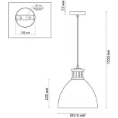 Подвесная люстра Viola 3323/1