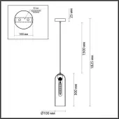 Подвесная люстра Vosti 4805/1