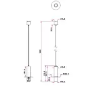 Подвесная люстра Каям 08457-1A.19 (черный)