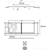 Люстра средней высоты Fabiana 7700/40L