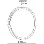 Светильник-тарелка Favemo Black 7667/EL