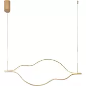 Подвесная люстра Линн 08258-120.33P (матовое золото)