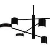 Люстра средней высоты Мекли 07649-6D.19 (черный)