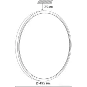 Припотолочная люстра Mitra Led 7659/40L
