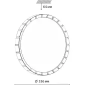 Припотолочная люстра Pale 7648/CL