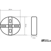 Люстра средней высоты Нисса 07512-9.19(21) (черный)