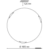Припотолочная люстра Snok 7601/DL