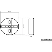 Подвесная люстра Рапис 07647-8.20(4000K) (бронза)