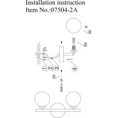 Бра Сида 07504-2.37(белый/золото)
