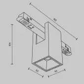 Трековый светильник Alfa TR121-4-7W-DS-W