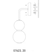 Бра Стин 07623.20 (бронза)