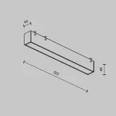 Светильник Basis TR129B-12W3K-W