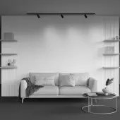 Трековый светильник Calipso TR218-1-GU10-BK