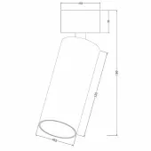 Спот Focus LED C055CL-L12B3K-W-B